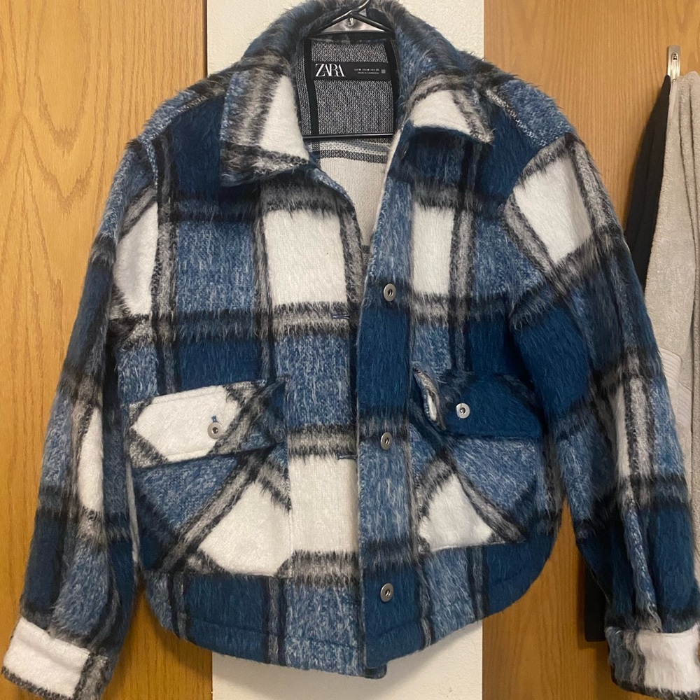 Zara flannel jacket